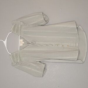 Flower A Feather Sage Top